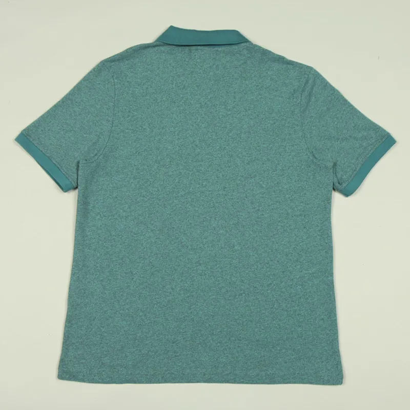 Lyle and Scott Marl Polo Shirt - Alpine Sky Marl-2